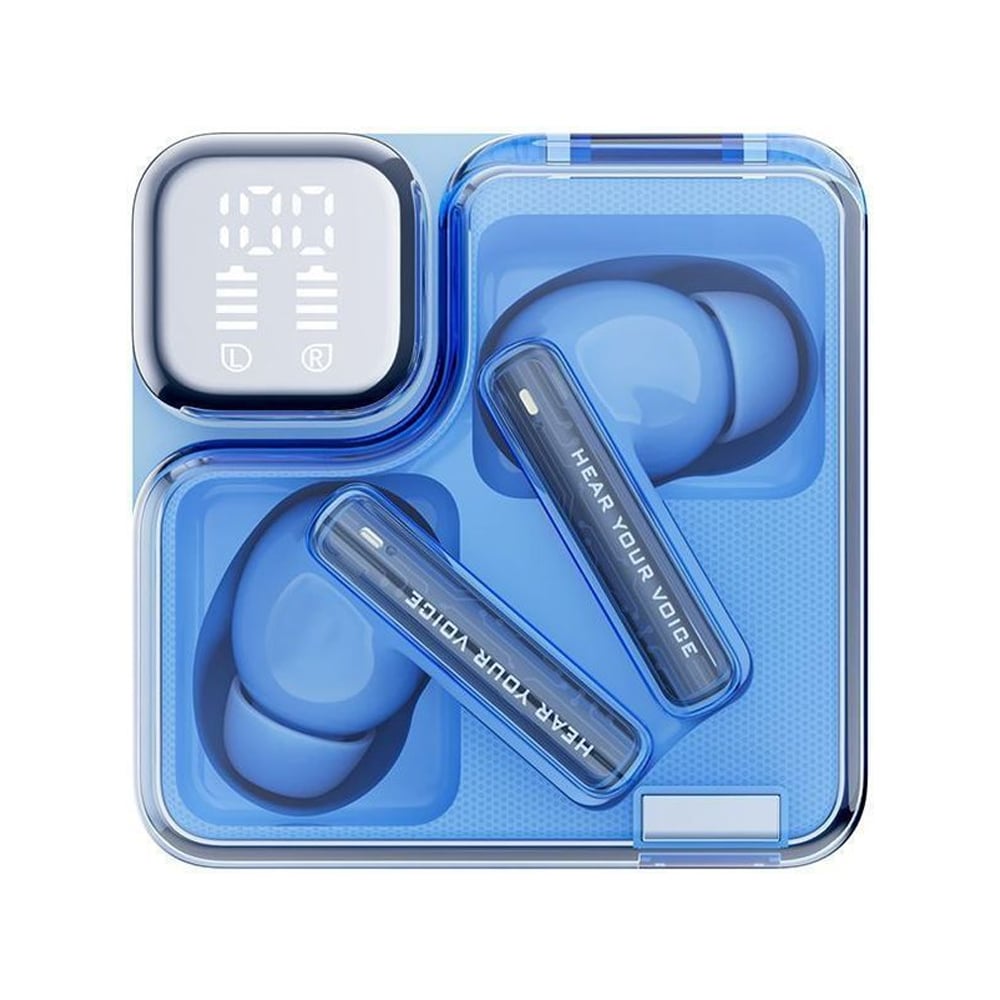 Bluetooth Kulaklık QCY MeloBuds Neo JIELI JL7006F6 Gerçek Kablosuz Mavi