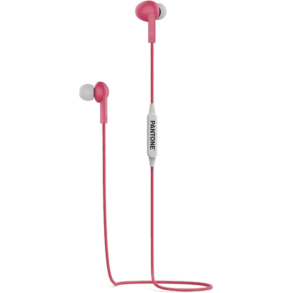 Bluetooth Kulaklık - Mikrofonlu Boyun Bandı CELLY Pantone PT-WE001P Pembe