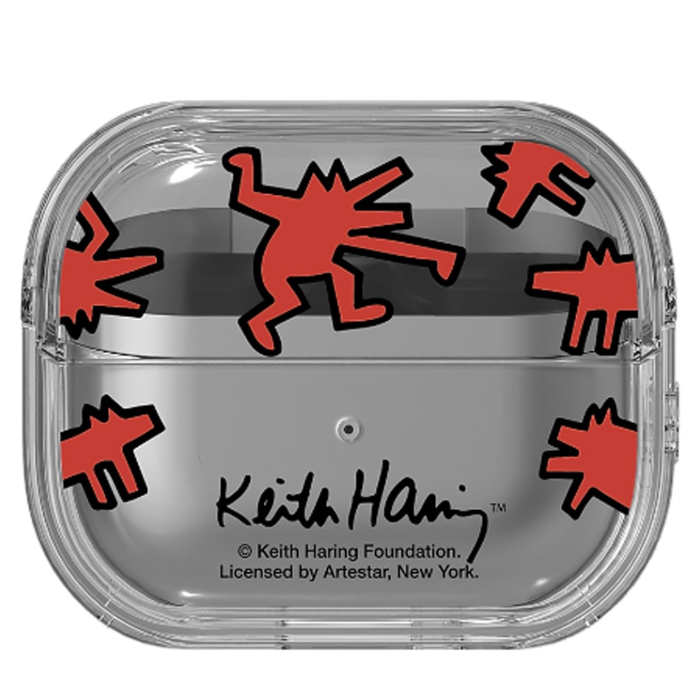 Galaxy Buds3 Pro Kılıf SAMSUNG Keith Haring Slickback Şeffaf Kapak GP-FPR630SBARW