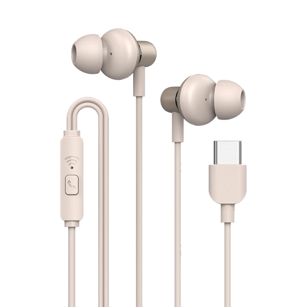 SONICGEAR Hyperbass Buds 1 USB-C Mikrofonlu Kulaklık Champagne