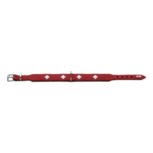 Deri Tasma İsviçre 32/XS 2,6/24-28cm Kırmızı/Siyah