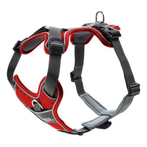 Harness Divo M 56-73 Koyu Kırmızı/Gri