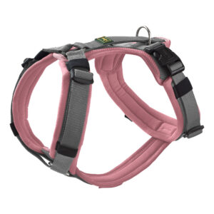 Maldon Harness Pembe/Gri 47-69cm S-M
