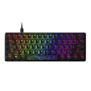 HyperX Alloy Origins 60 US RGB Kablolu Gaming Klavye HKBO1S-RB-US/G siyah