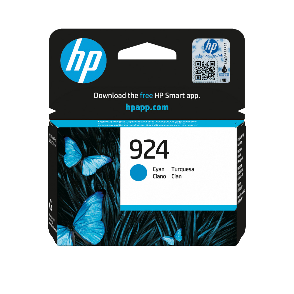 HP 924 4K0U3NE Instant Ink Siyah Mürekkep