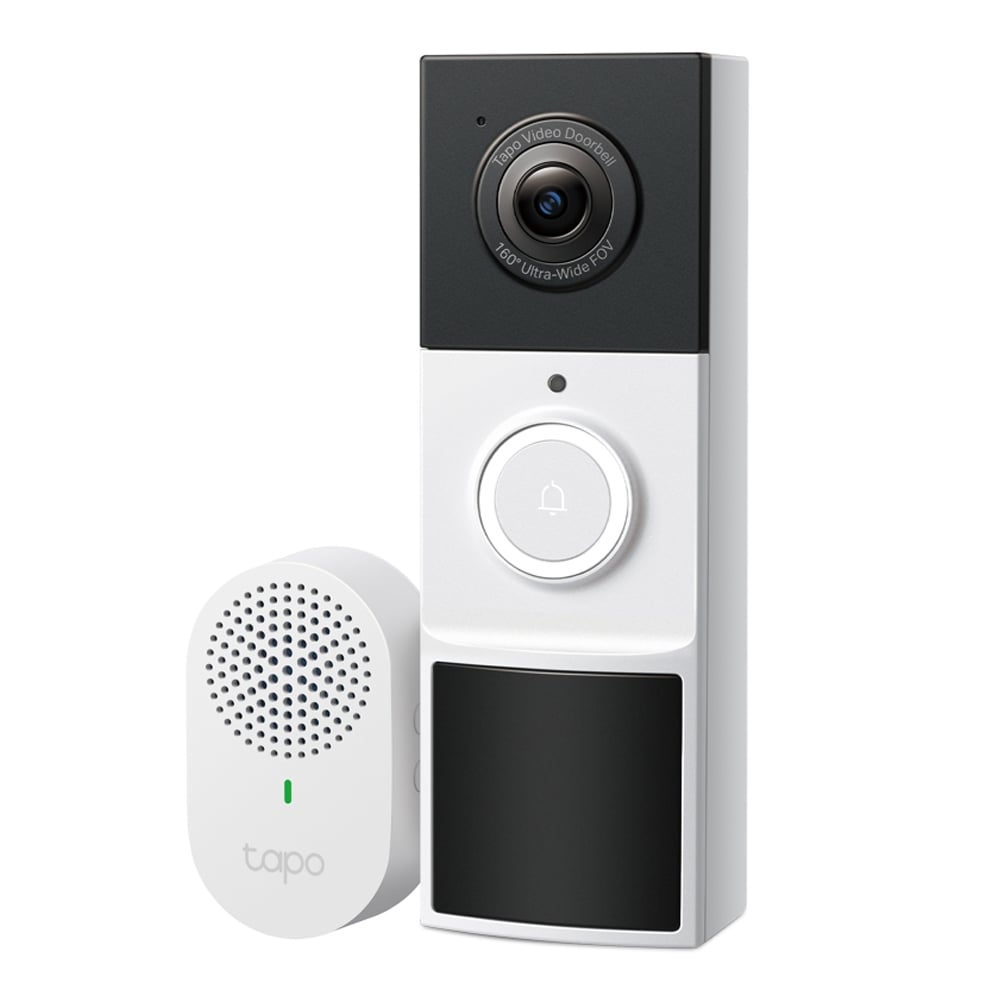 TP-LINK Tapo D210 Siyah/Beyaz Kameralı Kapı Zili