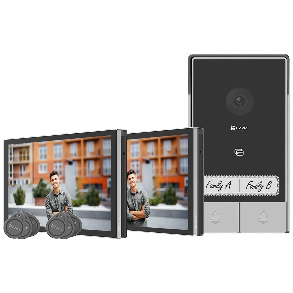 EZVIZ HP7 2 Aile Seti Gümüş Kamera Kapı Zili