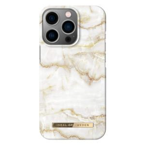İPhone 13 Pro Arka Kılıf IDEAL OF SWEDEN Marble IDFCSS20-I2161P-194 Altın İnci