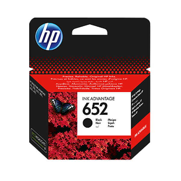 HP 652 Mürekkep, Siyah