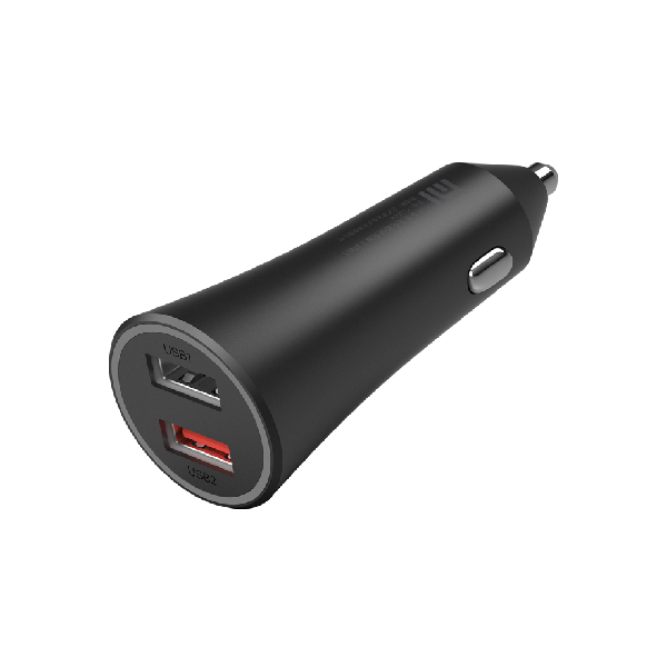 XIAOMI Araç Şarj Cihazı Çift Port 37 Watt, Siyah