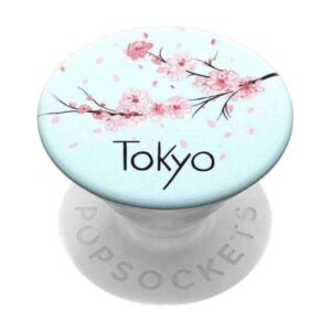 POPSOCKET 801019 PopSocket Tokyo, Mavi Pembe Çiçekli