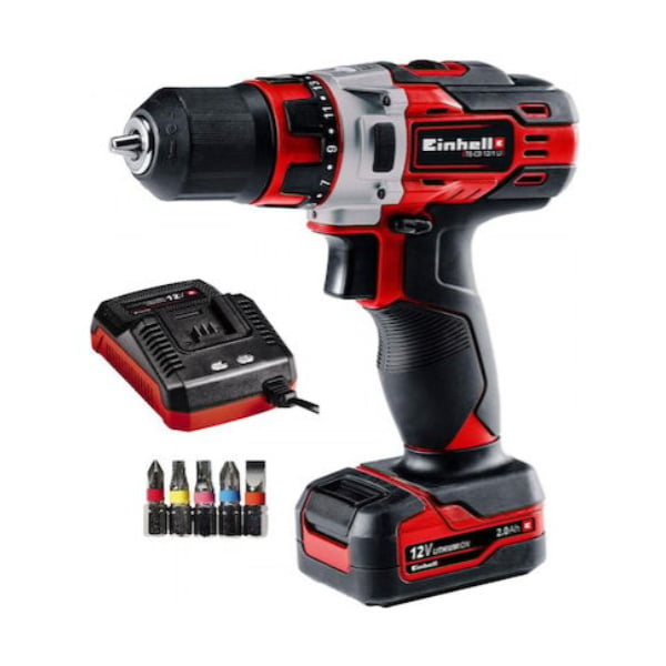EINHELL TE-CD 12/1 12V, 1X2.0 Ah Akülü Matkap Vidalama