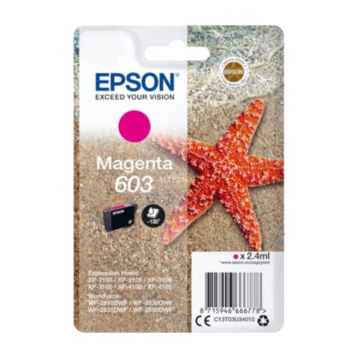 EPSON 603 Mürekkep, Macenta