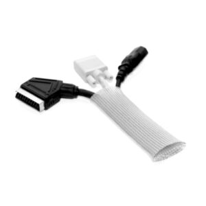 Universal 20MM-W 2M-L Kablo Yönetimi Aksesuarı 2 Metre, Beyaz