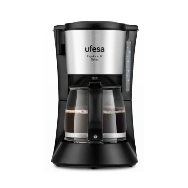 UFESA CG7125 Capriccio 12 Delux Filtre Kahve Makinesi, Siyah