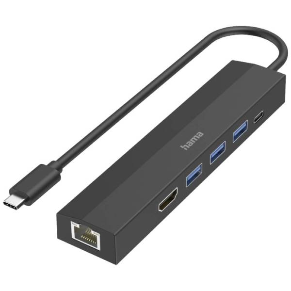 HAMA 00200144 USB Çoklu 6-Port Adaptör