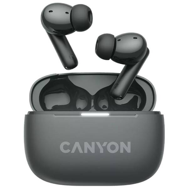 CANYON OnGo 10 ANC Gerçek Kablosuz Kulaklık, Siyah