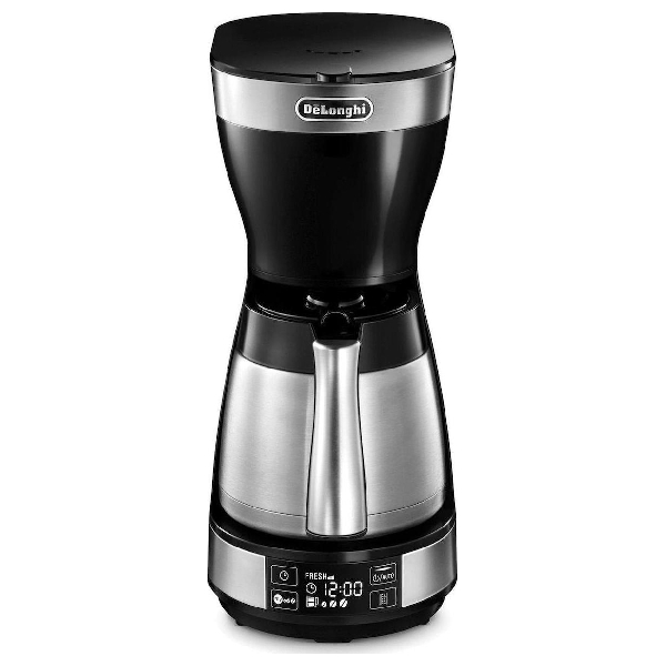 Delonghi ICM16731 Filtre Kahve Makinesi, Siyah/Gümüş