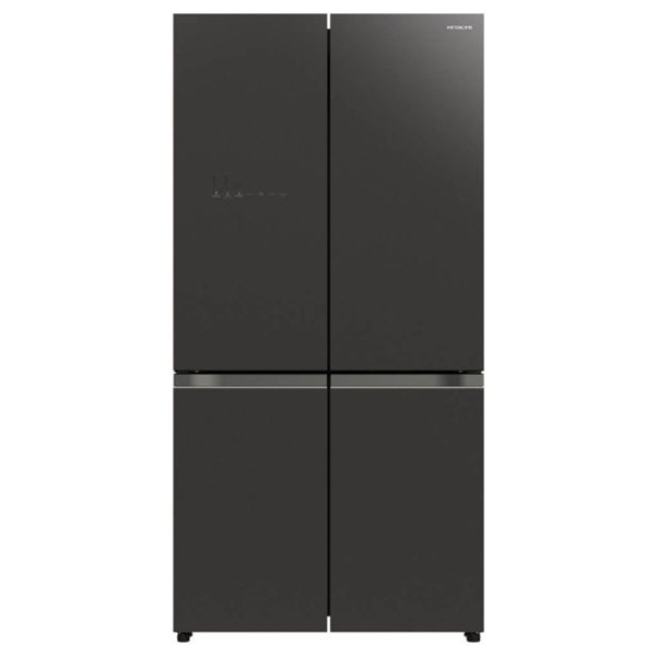 HITACHI RWB640VRU0-1GMG Dörtkapılı Buzdolabı, Gri Cam