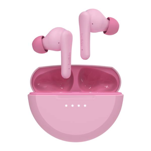 BELKIN SoundForm Nano 2 Çocuklar İçin Gerçek Kablosuz Kulaklık, Pembe