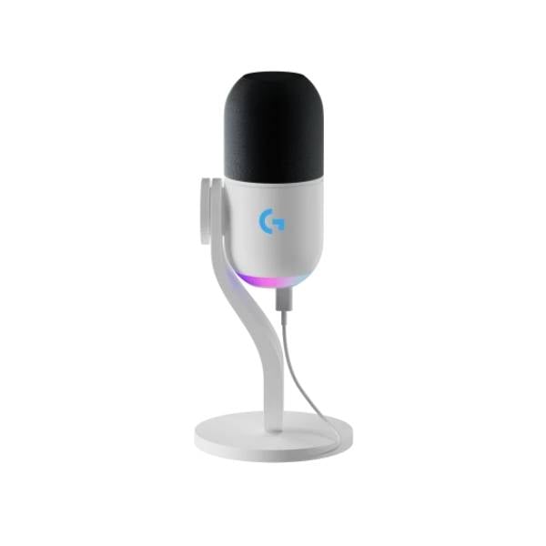 LOGITECH G YETI GX RGB Kablolu Oyun Mikrofonu, Beyaz