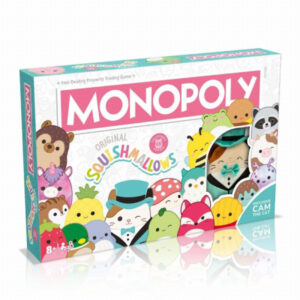 WINNING MOVES Monopoly Orijinal Squishmallows Masa Oyunu, İngilizce Dilinde