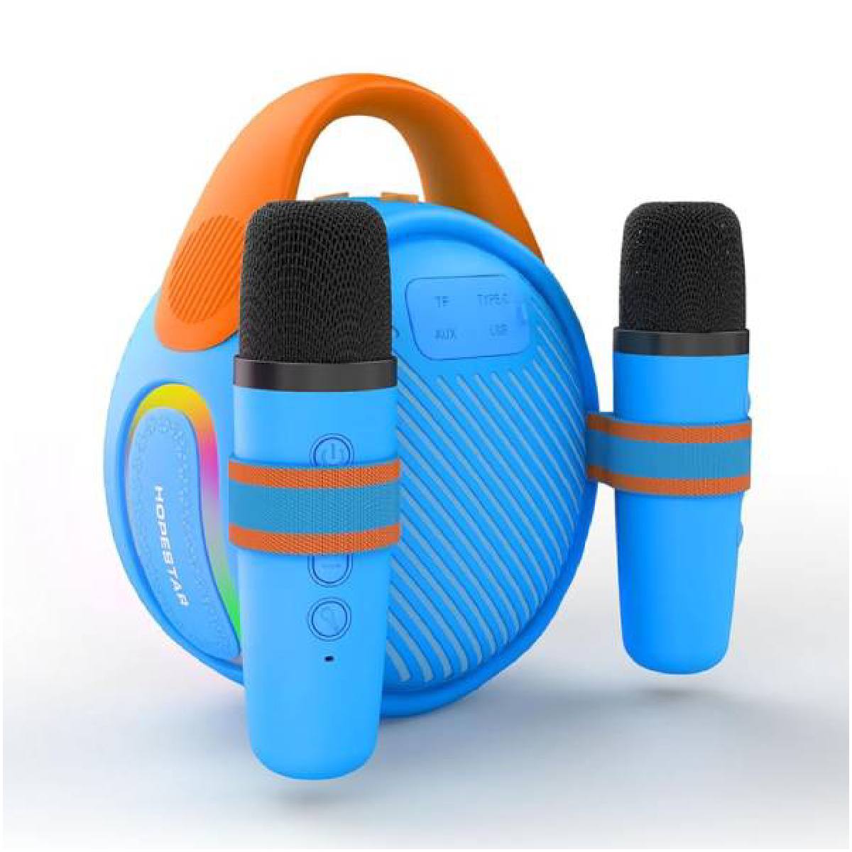 HOPESTAR S10, Çocuklar için Taşınabilir Karaoke Hoparlör, Mavi