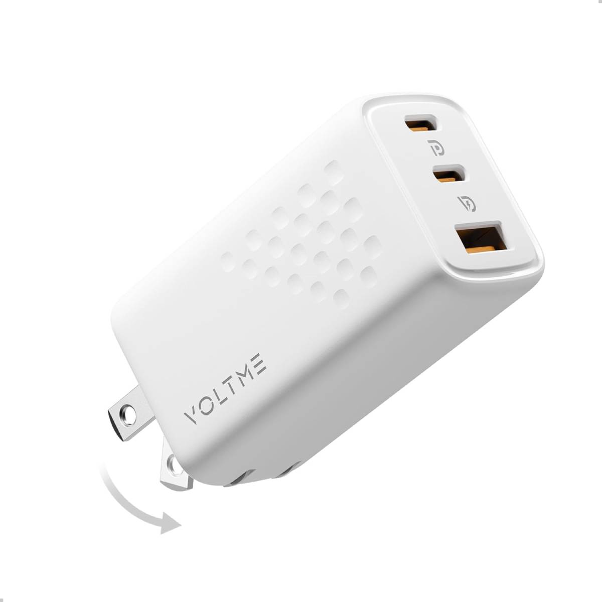VOLTME Revo CCA Üçlü Şarj Cihazı 67 Watt, Beyaz