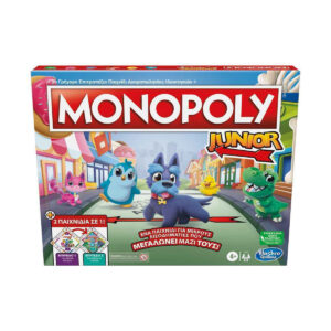 HASBRO Monopoly Junior 2'si 1 Arada Masa Oyunu, Yunanca
