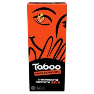 HASBRO Taboo Çok Uygun Olmayan Kartlı Masa Oyunu, Yunanca