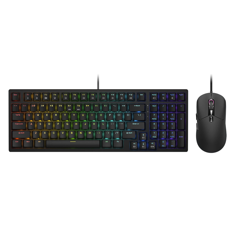 COUGAR Combat S US 37CTSM1MB.0002 Siyah Kablolu Gaming Klavye + Mouse