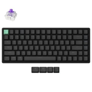 Gaming Kablosuz Klavye KEYCHRON K2 HE Manyetik Switch US RGB Siyah