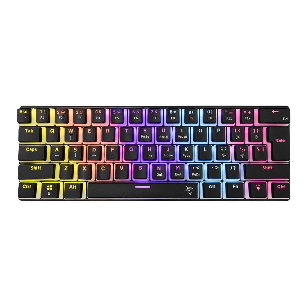 WHITE SHARK Ashiko 2 GK-2202 US Kablolu Oyuncu Klavyesi Siyah
