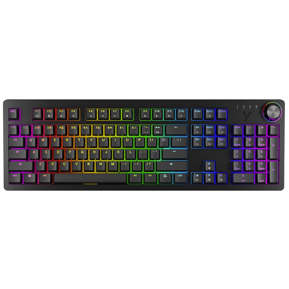 Gaming Kablolu Klavye YENKEE Panzer 2.0 YKB 3410US RGB US siyah
