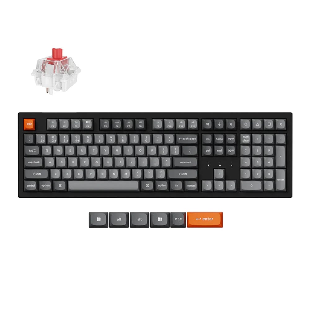 Gaming Kablosuz Klavye KEYCHRON K10 Max QMK (K10M-H1) US siyah