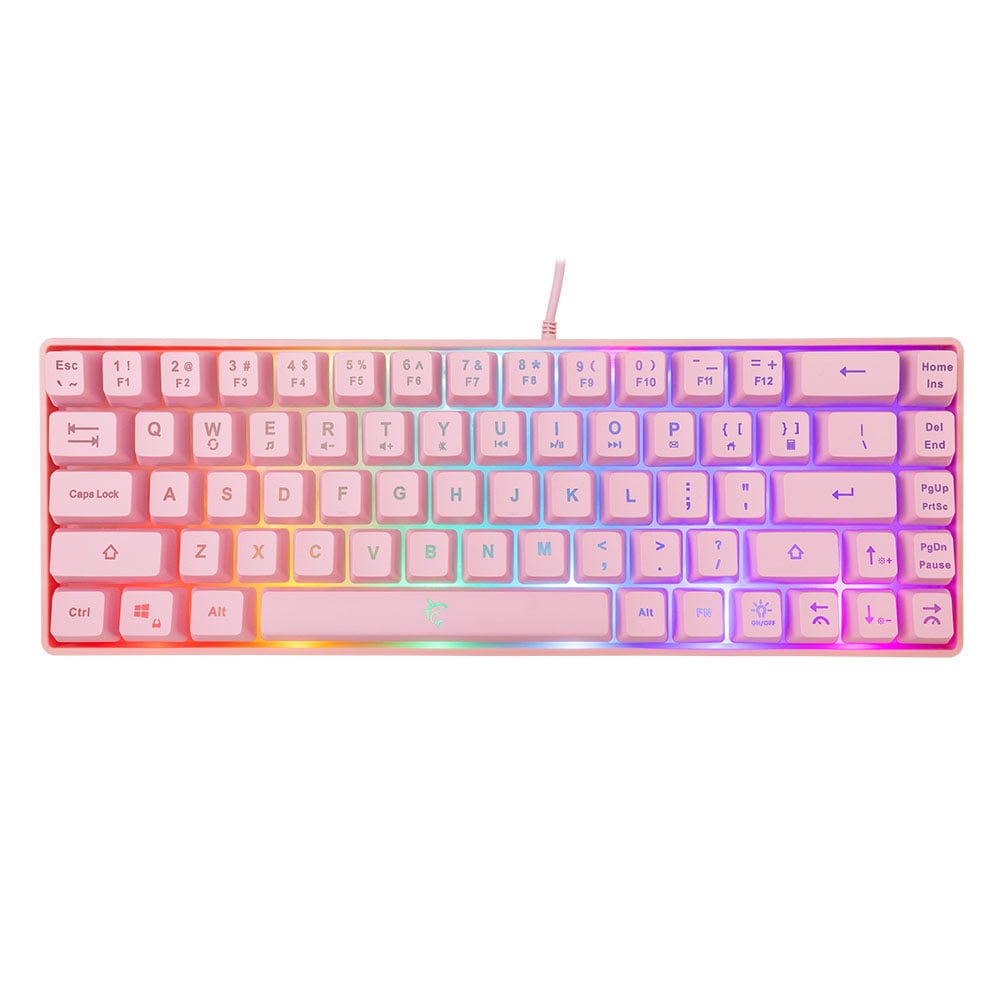 Gaming Kablolu Klavye WHITE SHARK Ronin GK-2201 US Pembe