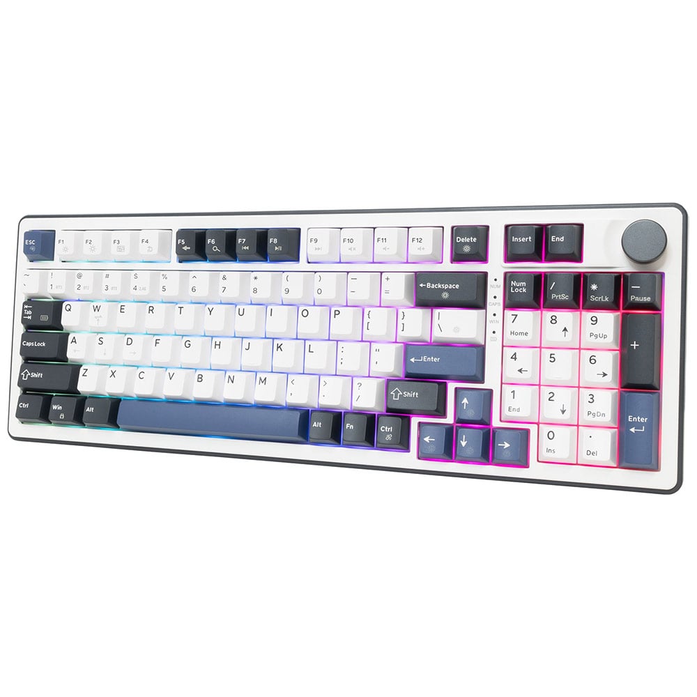 Gaming Kablosuz Klavye WHITE SHARK Excalibur EXCALIBUR-W US beyaz