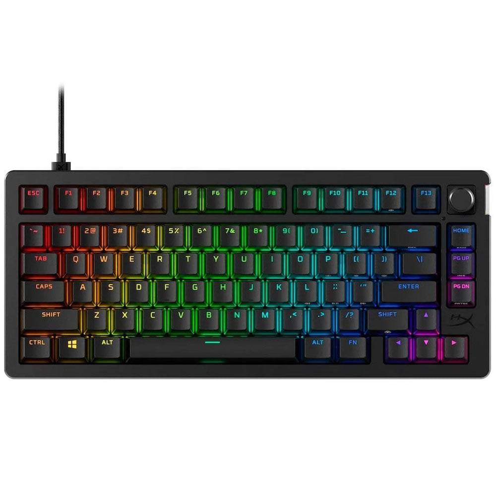 HyperX Alloy Rise 75 Kablolu Gaming Klavye US RGB 7G7A4AA Siyah