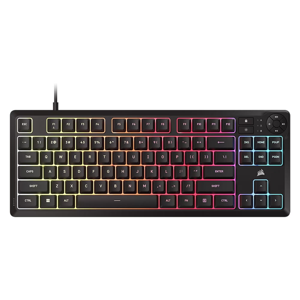 CORSAIR K55 Core TKL CH-9216065-NA US RGB Siyah Kablolu Oyun Klavyesi