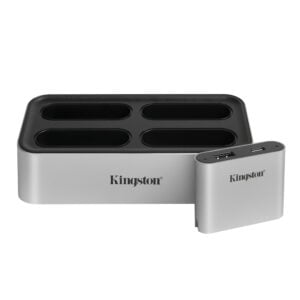 KINGSTON Workflow Bellek Kartı Okuyucu Dock + USB miniHub WFS-U gümüş