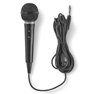 Kablolu Mikrofon NEDIS MPWD50CBK siyah