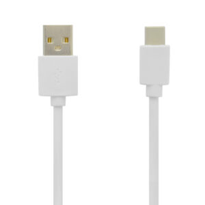 Kablosu USB-A Erkek/USB-C Erkek 2.0 2m LAMTECH LAM446841 Beyaz
