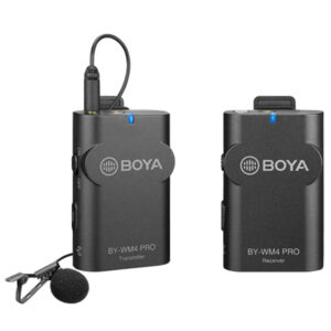 Kablosuz Mikrofon Sistemi BOYA BY-WM4 PRO siyah