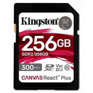 Kingston Canvas React Plus SDR2/256GB 256GB SDXC Hafıza Kartı