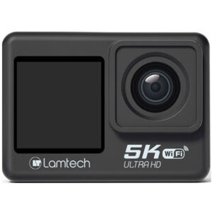 LAMTECH 5K UHD EIS Çift Ekranlı Aksiyon Kamerası LAM113232 Siyah