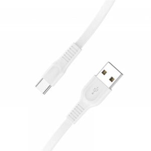 LAMTECH Düz USB-A Erkek/USB-C Erkek 2.0 1m Kablo LAM111818 Beyaz