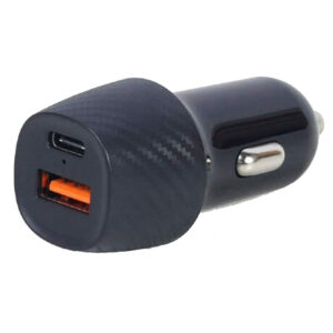 LAMTECH LAM023855 Siyah Çift Yönlü 18W PD USB-A/USB-C Araç Şarj Cihazı