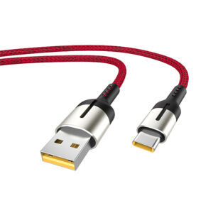 LAMTECH LAM111856 Kırmızı 1.2m USB-A Erkek/USB-C Erkek 2.0 Kablo