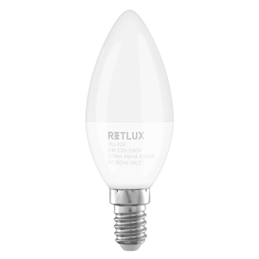 RETULX RLL 428 LED Mum Lamba 240V 6W E14
