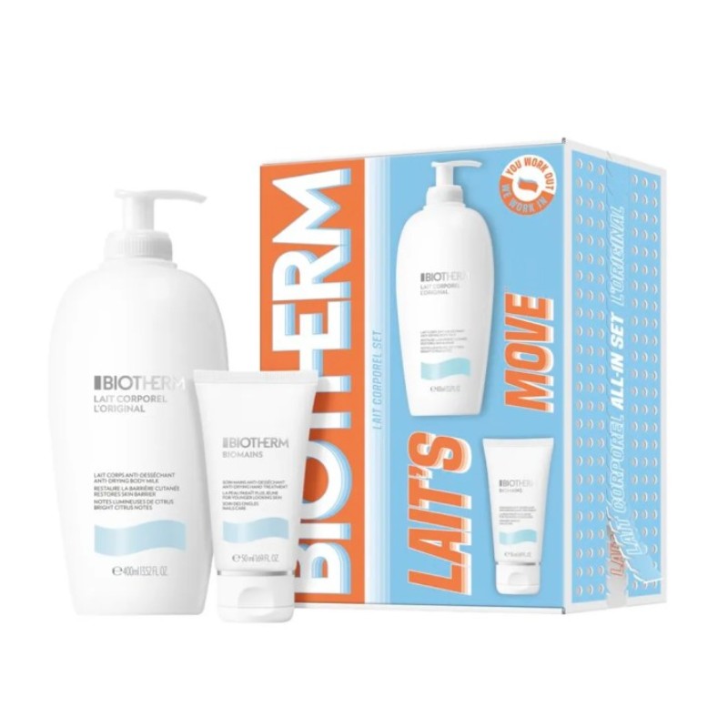 Biotherm Lait Corporel Vücut Sütü 400ml Set